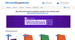 Desktop Screenshot of microsoftcouponcode.com